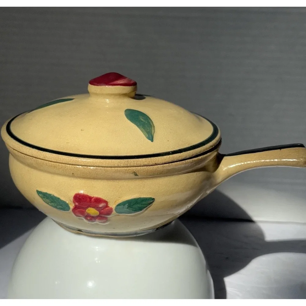 1 RARE Watt Rio‎ Rose Indivdual Casserole with Lid